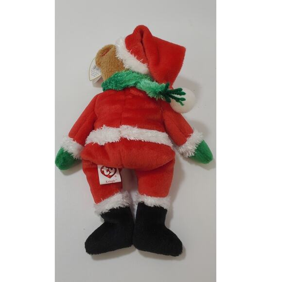 TY Beanie Babies "Snow Girl" 2000 & "Kringle"2004 Christmas Holiday Set of 2 - Picture 10 of 10